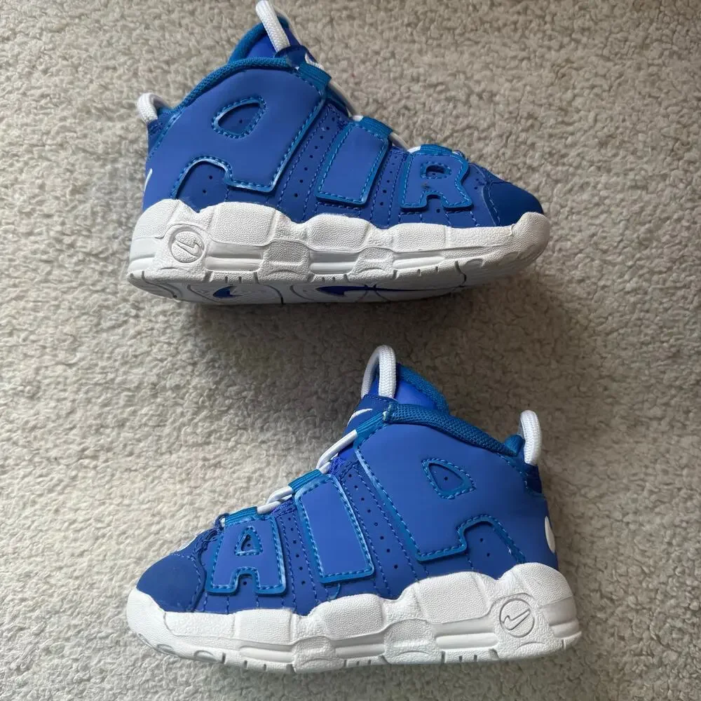 Nike Air More Uptempo Sneakers in Battle Blue